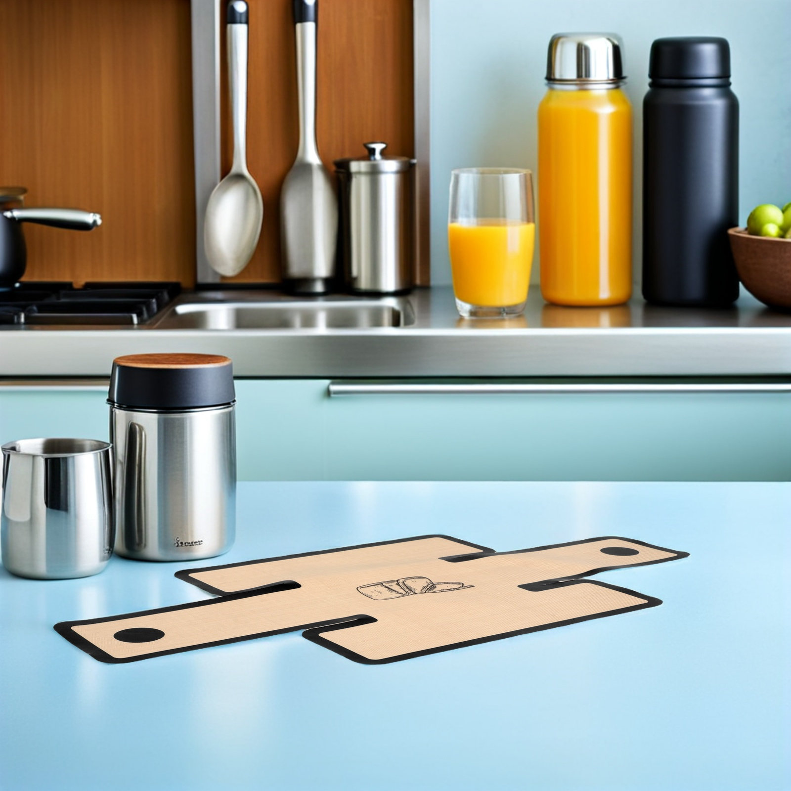 แผ่นรองอบซิลิโคนแบบใช้ซ้ำได้ พ - Heat Mat Silicone บทวิจารณ์และราคา