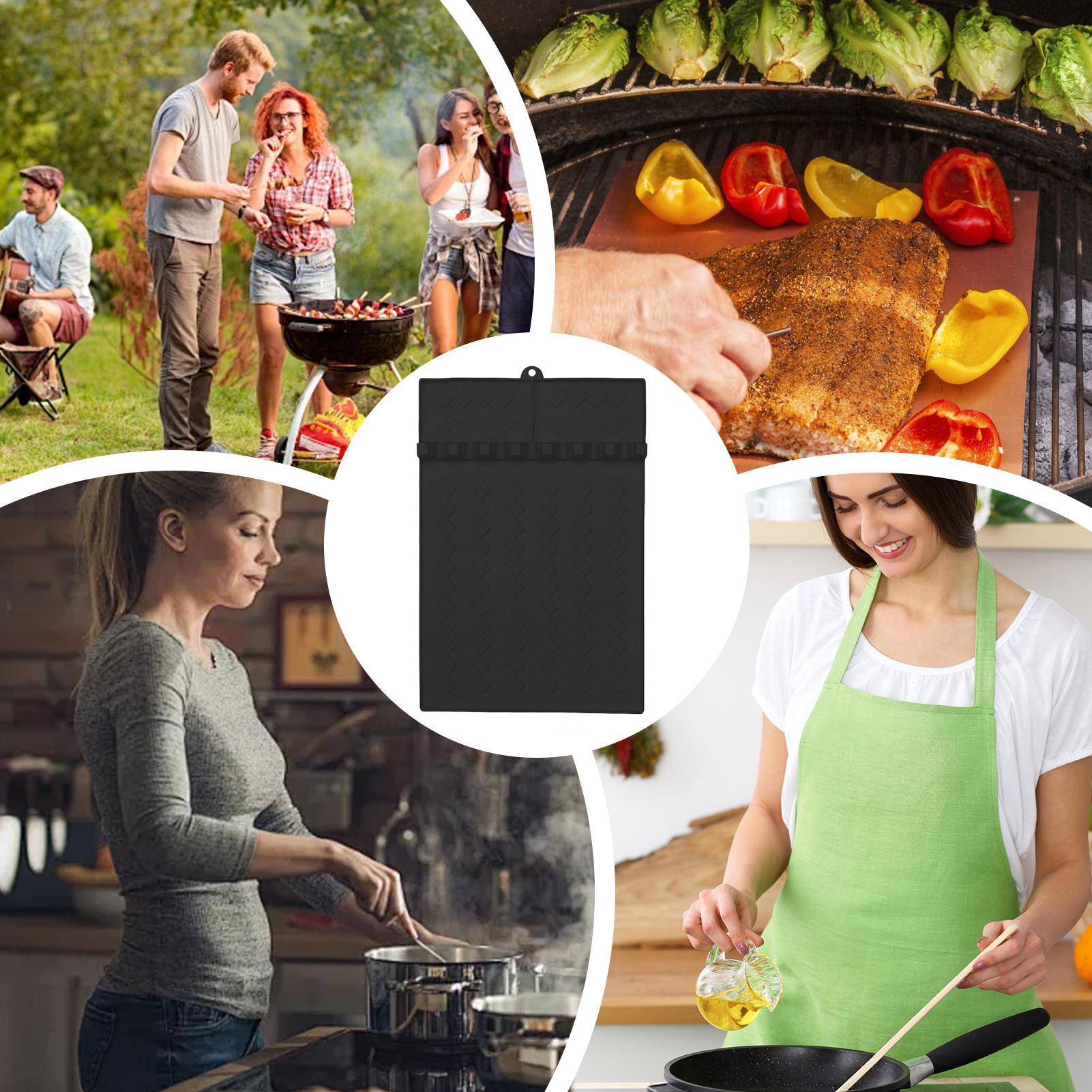 แผ่นรองย่างบาร์บีคิวซิลิโคน พร - Heat Mat Silicone บทวิจารณ์และราคา