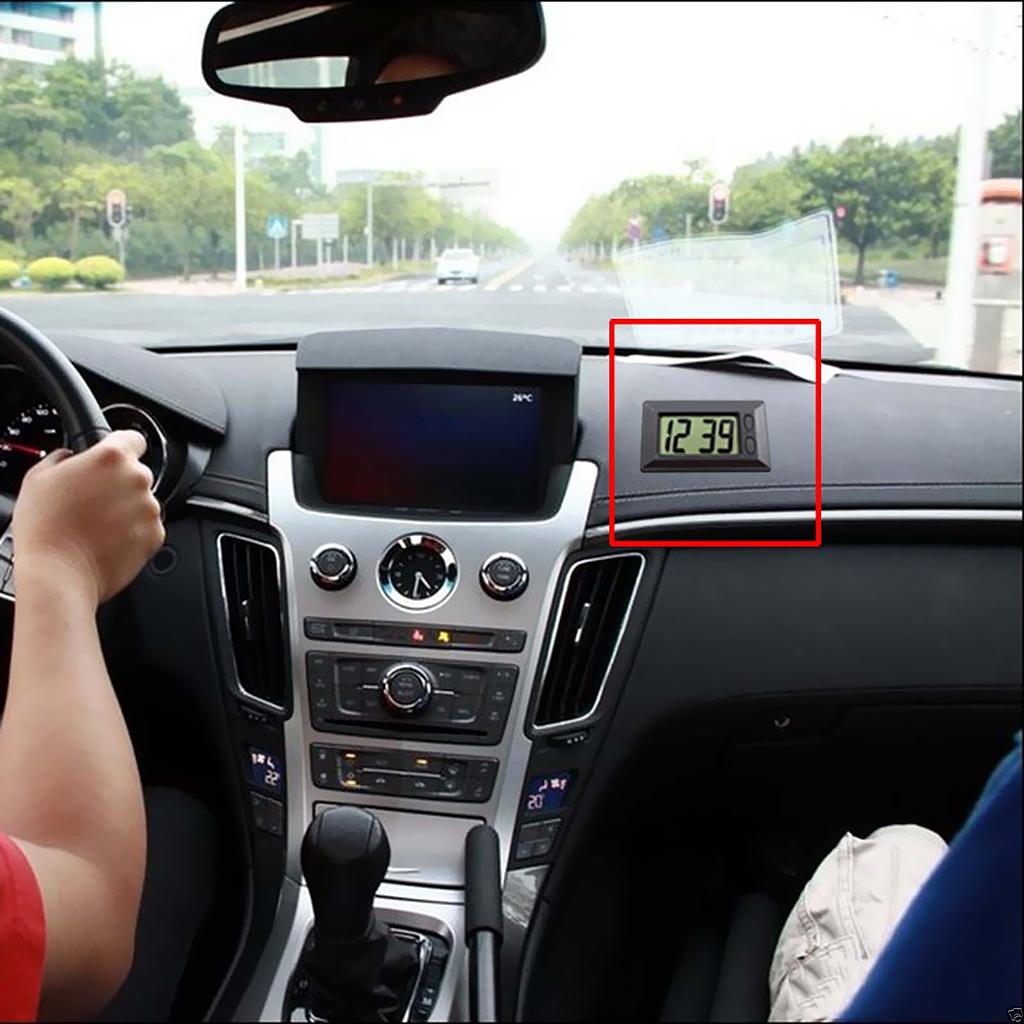 นาฬิกาดิจิตอลติดแผงหน้าปัดรถยน - Lcd Screen Adhesive บทวิจารณ์และราคา