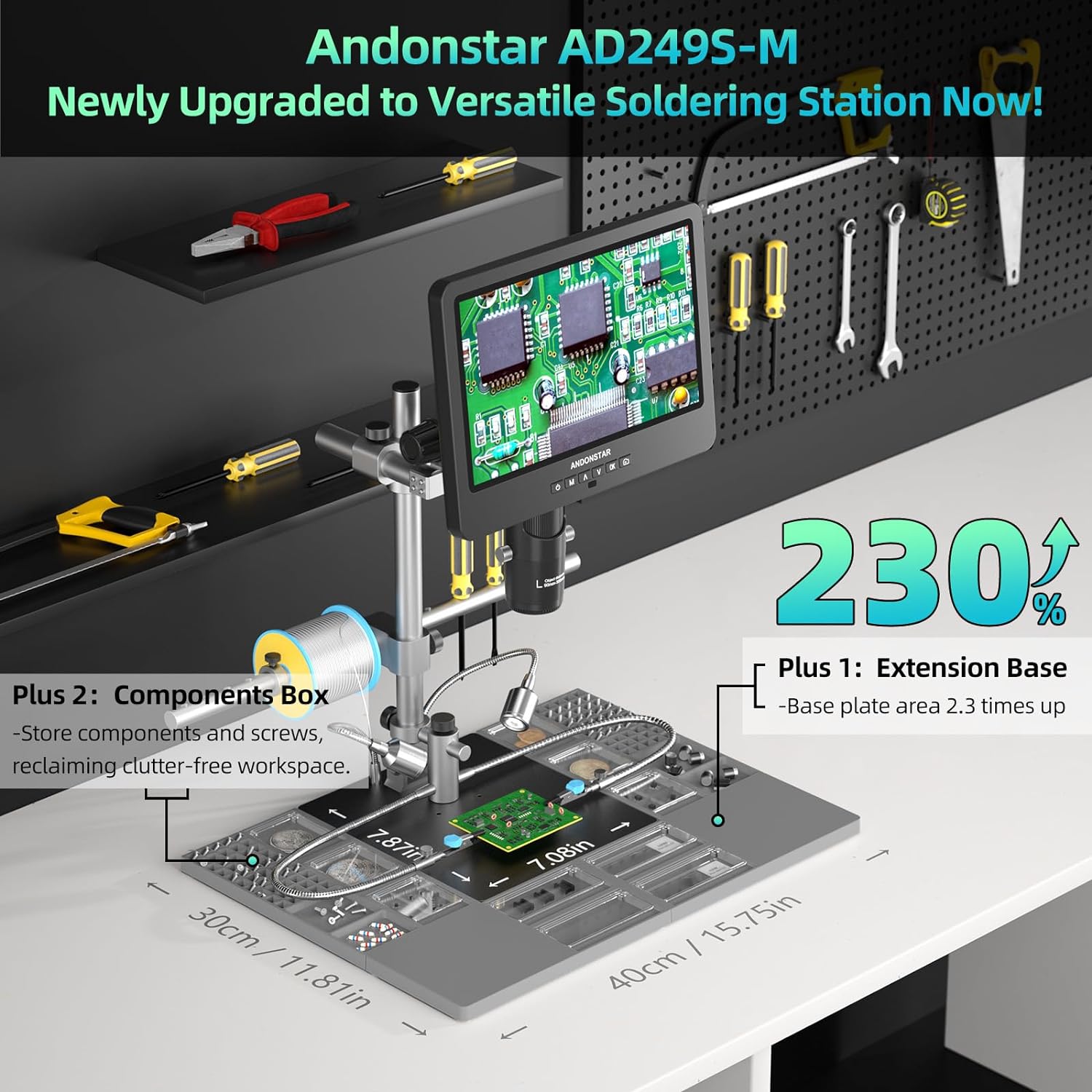 กล้องจุลทรรศน์ดิจิตอลสำหรับงาน - Electronics Repair Plus บทวิจารณ์และราคา