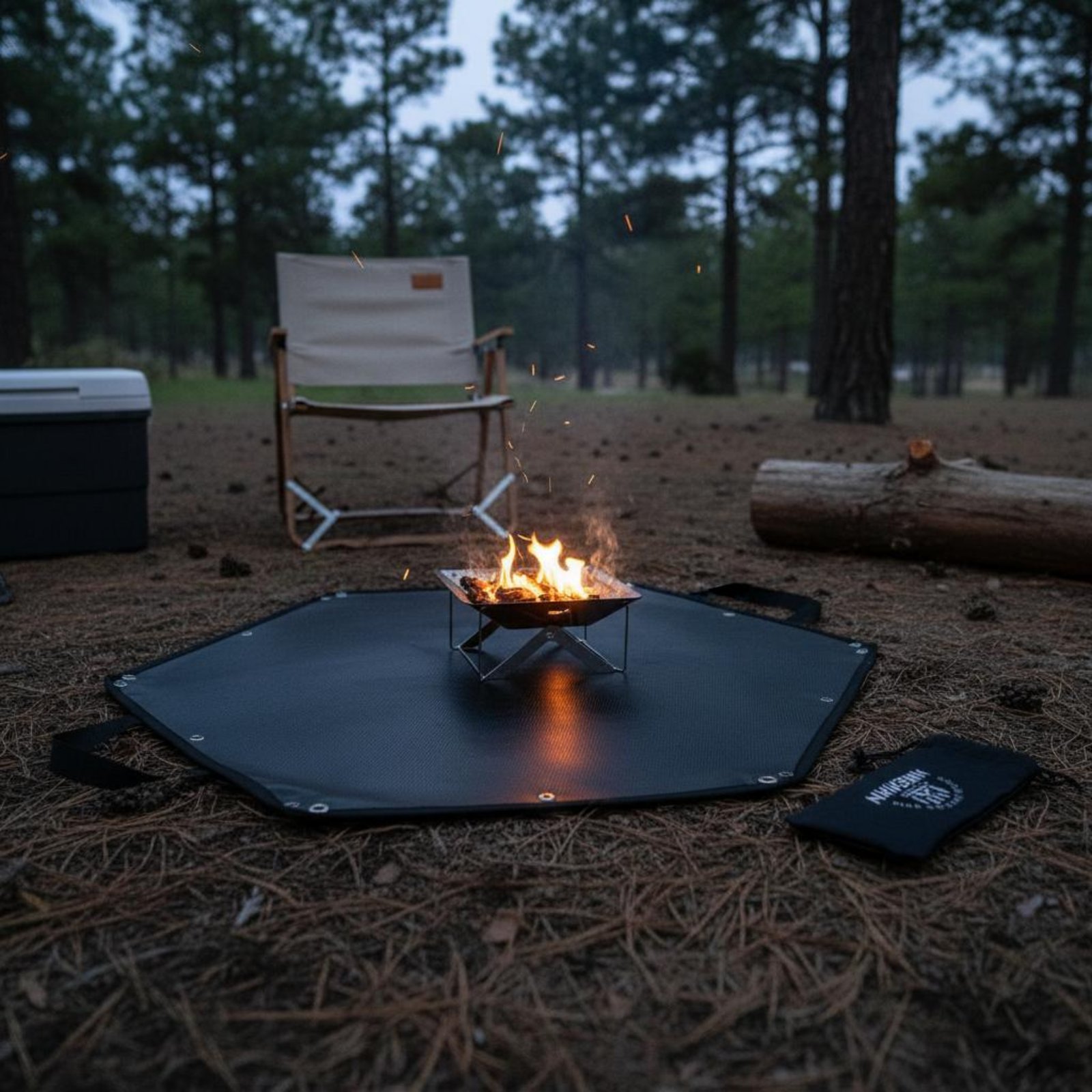 แผ่นรองเตาผิงแบบพกพา แผ่นกันไฟ - Heat Mat Silicone บทวิจารณ์และราคา